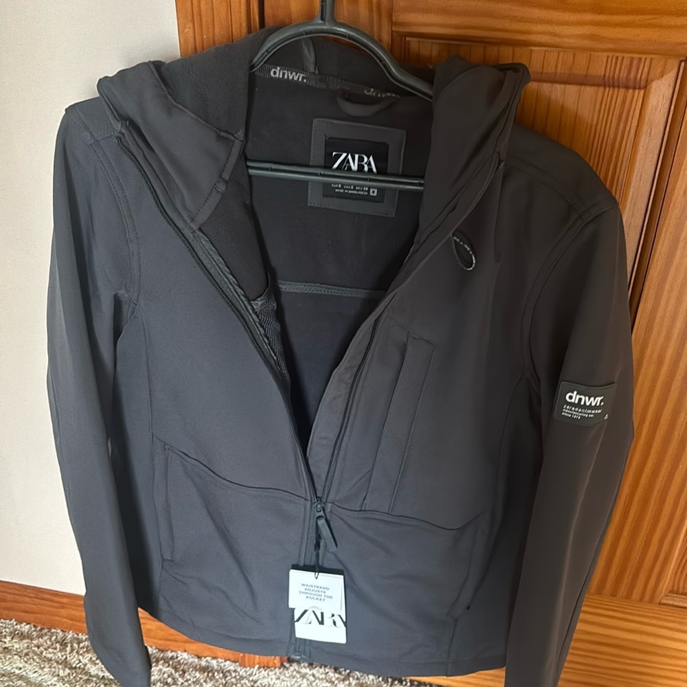ZARA dnwr NWT HOODED ZIPPER JACKET size Small